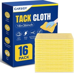 Tack Cloth 16-Pack 18×36 Inch Wax-Free Silicone-Free Woodworking Painting