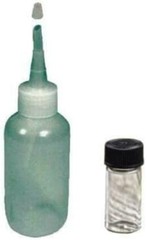 Sluice Monkey Gold Panning 4oz Sniffer Bottle, Glass Vial & Blue Scoop