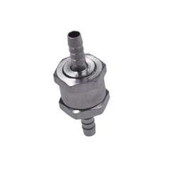 6mm 1/4″ Non-Return One Way Air Fuel Oil Check Valve Diesel Gas Aluminum Alloy