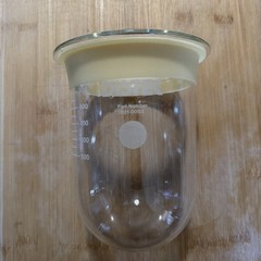 DISTEK Glass 1000mL 1L Graduated Dissolution Testing Vessel w/ Acculign Ring