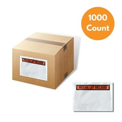 4.5″ x 5.5″ Packing List Enclosed Envelope Panel Face 1000 Pieces