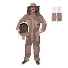 3-Layer Ultra Ventilated Bee Suit for Men & Women – Premium Beekeeping Suit w…