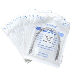 AZDENT Dental Orthodontic Arch Wires Super Elastic Niti Nature Form Rectangular