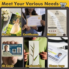 200 Pack 3 mil KOALA Thermal Laminating Pouches Sheets 11.5” X 9″ Letter Size