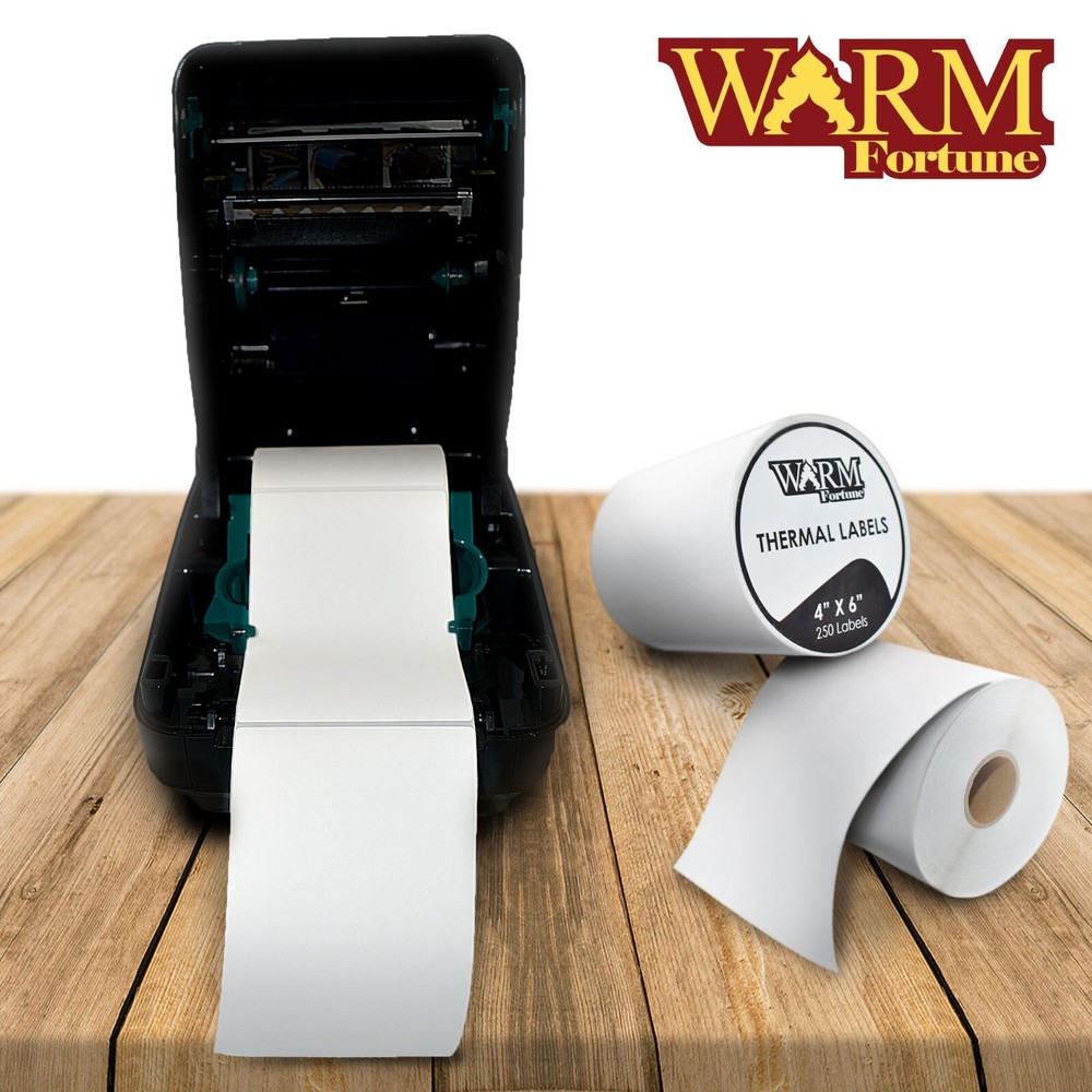 Direct Thermal Shipping Labels 4″ x 6″ 250 labels – Shipping Thermal Labels