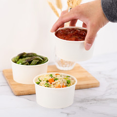 Karat Earth Eco-Friendly 6oz Paper Food Container (90.8mm) , White – 1,000 ct