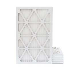 16x30x1 Merv 13 Pleated AC Furnace Air Filters. 6 Pack. Made in USA