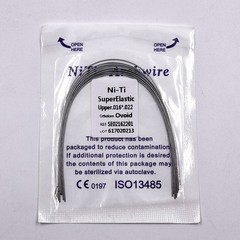 Dental Ortho Niti Super Elastic Rectangular Round Arch Wire Ovoid/Square/Natural