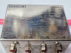 NEW Texscan PA-599 DC- 500 MHz, 28 V, 0 to 60 dB, SMA (F-F) Switched Attenuator