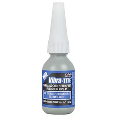 Vibra-Tite 12210 Primerless Threadlocker, Vibra-Tite 122, Blue, Medium