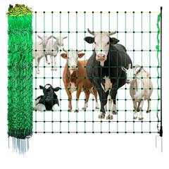 VEVOR Electric Netting Fence Kit Sheep Fencing 35″H x 164’L with Posts Spikes