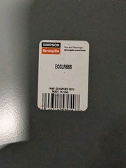 Simpson Strong-Tie ECCLR666 L-Shape End Column Cap 6x Post 6x Beams Skewed Right