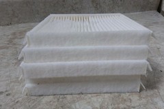 Rittal 3322720 20 Pk 4.5 In Overall Height/Width PET Pleated Filter