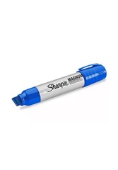 Sharpie Magnum Permanent Markers, Bold Blue Ink, Extra Wide Tip (box of 12)