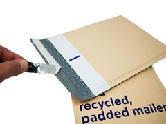 6×10 Khaki Fully Recyclable Bubble Padded Envelopes, Recycled Eco- Friendly Poly