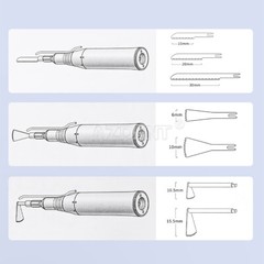 Dental Brushless Electric LED Micro Motor/Micro Saw Surgical Straight Handpiece