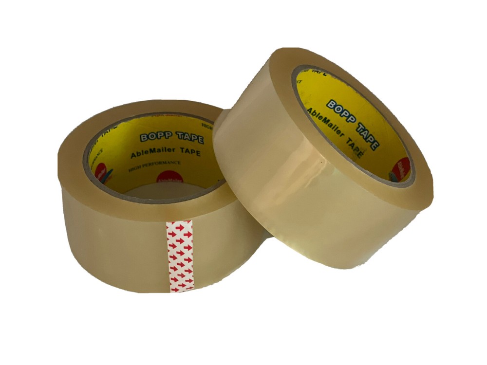 Lot: 2 ROLLS AbleMailer BOPP Clear 2″ Packing Tape, 1.8 Mils, 110 Yards, 330 ft