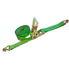 USA Heavy Duty 2″ x 40′ 50′ 60′ Ratchet Strap J Hook Flatbed Truck Farm Tie Down