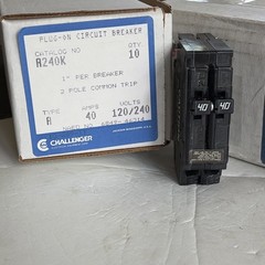 A240 Side Mount Clip CTL-yes Type A Challenger A240K MH240 2 Pole 40 Amp ~New!