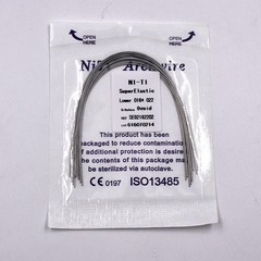 Dental Ortho Niti Super Elastic Rectangular Round Arch Wire Ovoid/Square/Natural