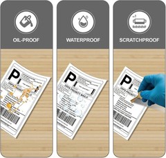 4×6 Thermal Labels 500/Roll, HUOJI Direct 1 Roll | 500 Labels, White