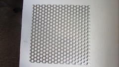 1/2″ HOLE ALUMINUM PERFORATED METAL–12″ X 12″