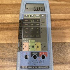 Vintage IBM 8060A/AA True RMS Multimeter Fluke 8060A w Case & Leads Very Clean!