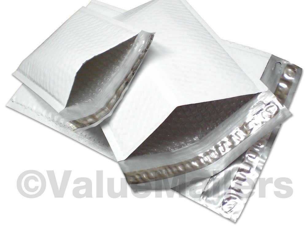 200 Poly #1 7.25″x12″ AJVM Bubble Mailers Padded Envelopes Bags 100 % Recyclable