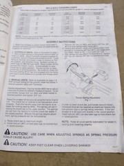 LandPride Retractable Box Scraper Owners Manual, 1993 Edition
