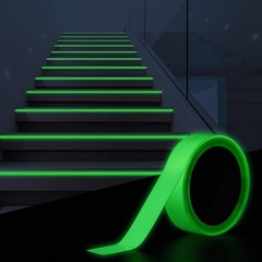 Green Glow in The Dark Tape, 6-8H Long Lasting Fluorescent 0.5″ x 10FT,