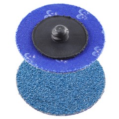 50PCS 2 inch 36 Grit Zirconia Roll Lock Die Grinder Quick Change Sanding Discs