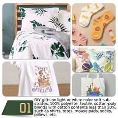 A-SUB Sublimation Paper 125g 8.5×11 110 Sheets for Inkjet Printers Heat Transfer
