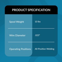 ER70S-6 .023″ (0.6 mm) – 10-Lb – Mild Steel MIG Welding Wire