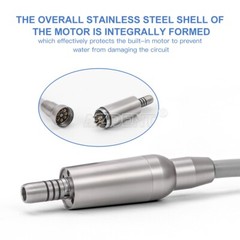 Dental Brushless LED Electric Micro Motor Internal Spray E-type 1:1/1:5/16:1 USA