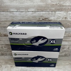Halyard Sterling SG Nitrile PowderFree Exam Gloves 2 Box Size: XSMALL, Exp 03/25