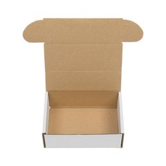 50 – 6x4x2 White Corrugated Shipping Mailer Carton Packing Fold Box