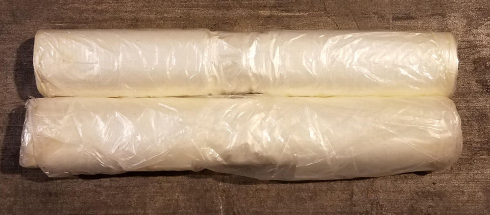 2 Rolls Poly America CF00709-0400C 9 x 400 ft. 0.7 Mil Clear Poly Film