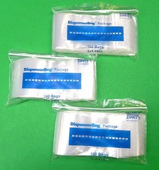 300 Zippit 3×5 Reloc 2mil Clear Bags Reclosable 3″ x 5″ – Squeeze Seal 300 Bags