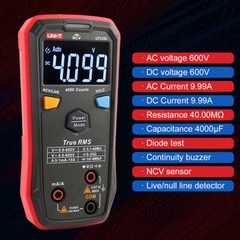 UNI-T Smart Multimeter True RMS AC DC Voltmeter Ammeter Ohm Capacitance Tester