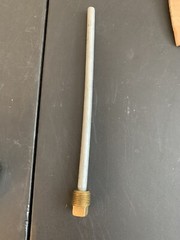 MARKET FORGE ZINC ANODE DESCALER 1/2” 08-0049 10” Zink Pencil New