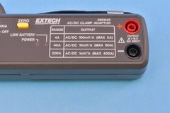 Extech 200A AC/DC Clamp-on Probe Adaptor Works w/ DMM or Oscilloscope