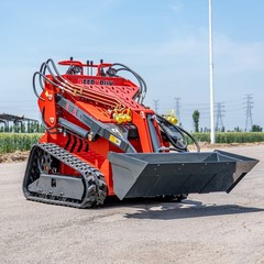 NEW 2645Lbs Tracked Mini Skid Steer Loader 23HP 3-Pumps Dual Level Operation EPA