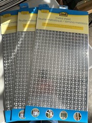 NOS 3-pack lot MD 12″ X 24″ Elliptical Craft perforated Metal decorative sheet