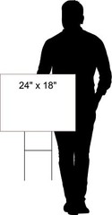 LOVE ONE ANOTHER HEART Yard Sign with Stand LAWN SIGN