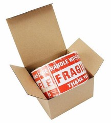 500 Fragile Stickers 3×5 Handle with Care Thank You Shipping Warn Labels 1 Roll