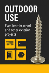 #8 x 1-1/4″ -50 Qty Stainless Phillips Modified Truss Head Wood Screws (BCP1215)