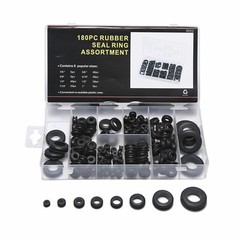 180 pcs Rubber Grommet Assortment Kit Set Electrical Wire Cable Gasket Ring US