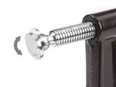 TEKTON 6 Inch Malleable Iron C-Clamp | 4027 6 in., Not Specified