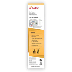 KIDDE DRY CHEMICAL FIRE EXTINGUISHER Home Car Auto Garage Kitchen Safety 5-B:C