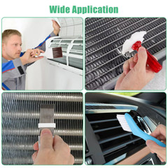 5in1 Air Conditioner Fin Cleaner Set Fin Comb Condenser Straightener Clean Brush